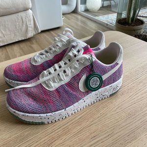 Nike Air Force 1 Low Crater Flyknit Fuchsia Glow (Womens 10)